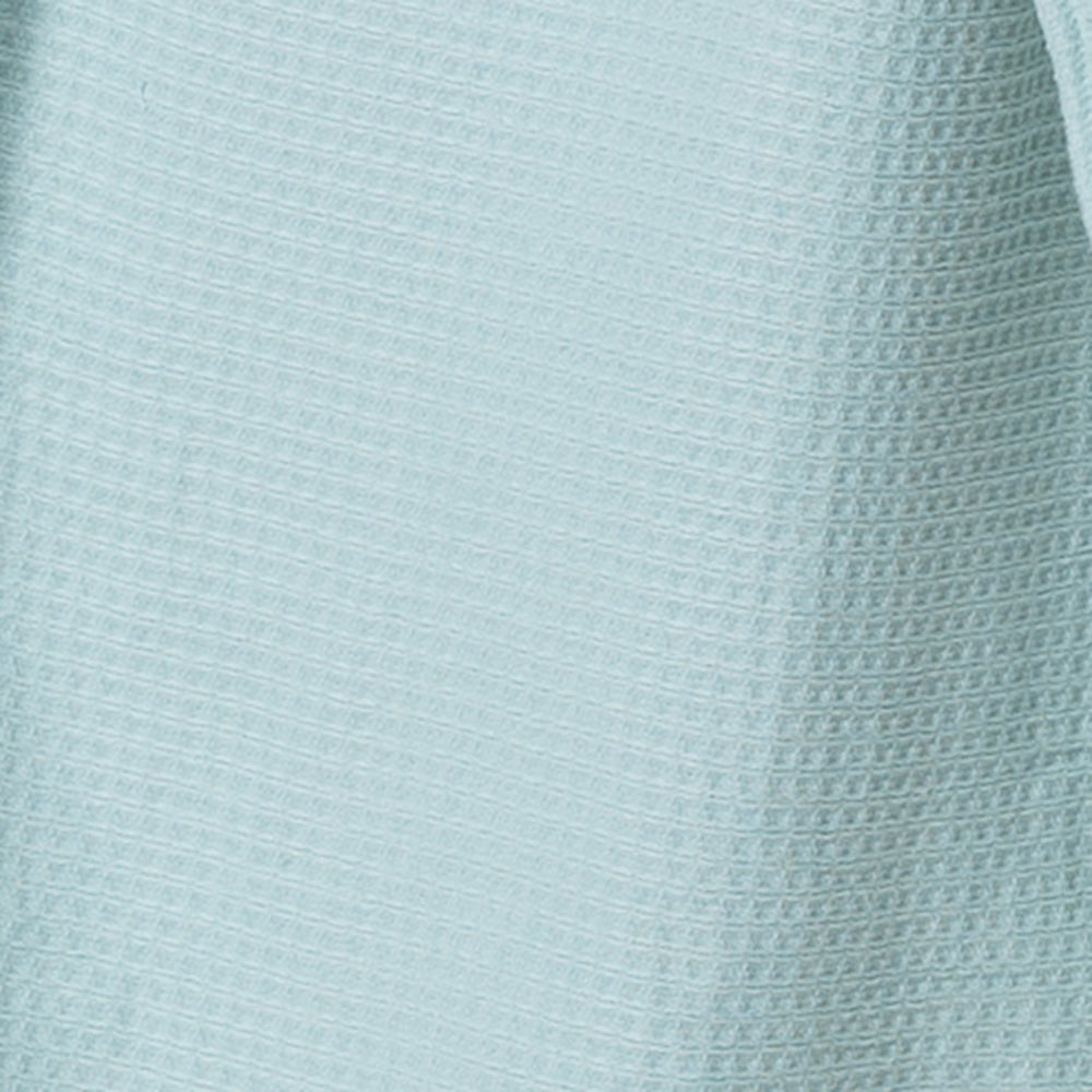 Royal Comfort 100% Cotton Bathrobe Waffle Unisex Ultra Soft Absorbent Durable  - Aqua